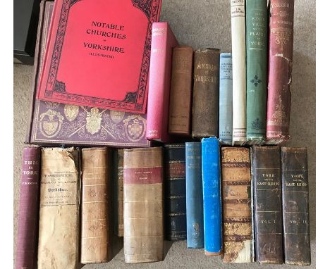 A quantity of books including Yorkshire Revealed by G. Douglas Bolton, Jackson's Illustrated Guide to Yorkshire, Annals of Yo