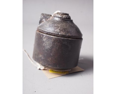 An inert German WWI "Ink Pot" rifle grenade 