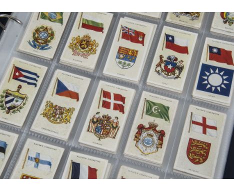 Cigarette Cards, Players, in two large modern ringbinders a collection of sets to include From Plantation to Smoker, Products
