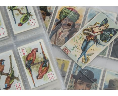Foreign Cigarette Cards, BAT, sets to name Birds of Brilliant Plumage (PC inset, plain back), Types of British Army (Siamese,
