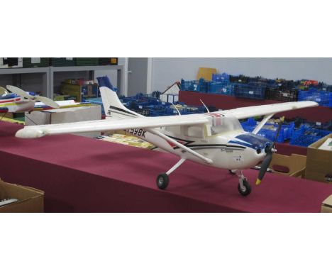 A 'Built up' Skytrainer Model Aircraft, DY598K, polystyrene construction, requires R/C gear, wingspan approx. 127cm, small pa