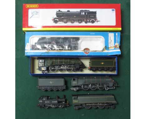Six OO Gauge/4mm Steam Locomotives requiring T.L.C/ Repair; Comprising an Airfix 4-6-0 4P 'Royal Scots' Fusilier (missing ten