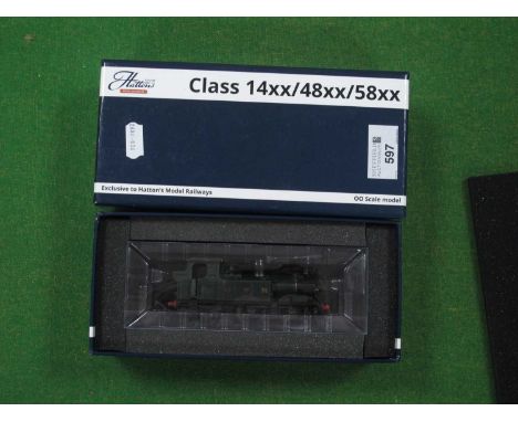 A Hatton's "OO" Gauge/4mm, Ref No. H1406 Class 14XX 0-4-2 Tank Steam Locomotive, G.W.R unlined green, R/No. 1420 very good un