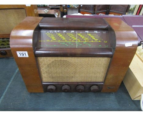 Vintage Marconi valve radio - Working