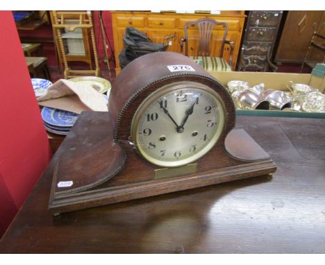Oak mantle clock
