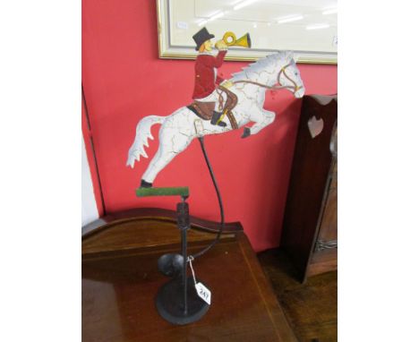 Vintage hand painted huntsman balance toy