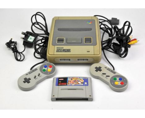 Super Nintendo Entertainment System SNES Console. This lot contains a fully tested and PAT tested SNES console, all the neces
