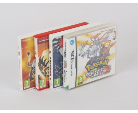 Pokémon Games Collection - DS/3DS - Nintendo. This lot contains four mainline Pokémon titles: Pokémon White Version 2 (DS)Pok