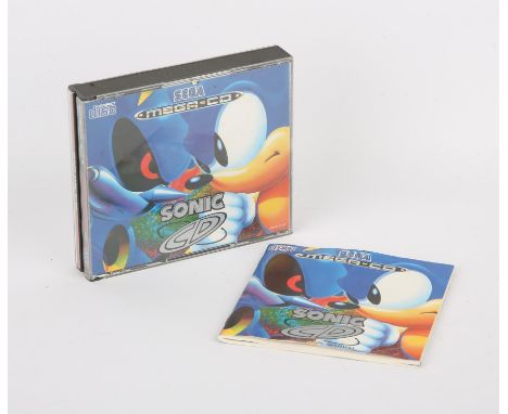 Sonic CD - Sega Mega CD. This lot contains a complete copy of Sonic CD. The case is in excellent condition with no cracks or 