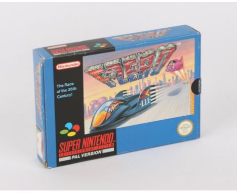 F-Zero Super Nintendo SNES - Boxed & Complete. In amazing condition with the original manual and inlay. 