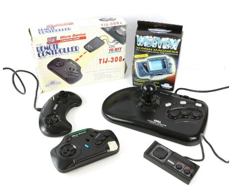 SEGA Mega Drive Bundle This lot contain a number of controllers, wires and accessories for the SEGA Mega Drive console. Featu