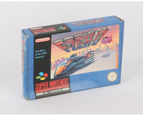 F-Zero Super Nintendo SNES - Boxed & Complete. In very good condition with the original manual and inlay. 
