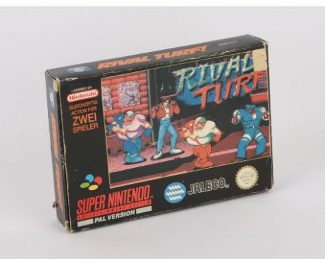 Rival Turf - Super Nintendo SNES - Boxed & Complete. In very good condition with the original manual and inlay. 