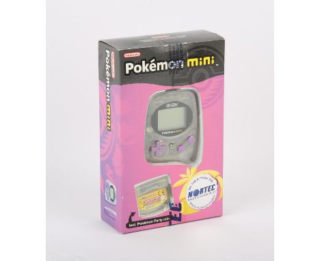 Nintendo Pokémon Mini Handheld- Sealed. This item is still used and comes with Pokémon Party Mini. This is the purple Smoochu