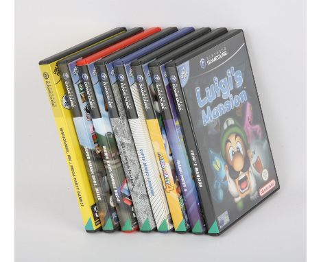 Nintendo GameCube - Mario Games Collection.  This lot contains 8 mainline Mario titles released exclusively for the Nintendo 