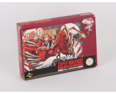 Secret of evermore - Super Nintendo SNES - Boxed & Complete. In very good condition with the original manual and inlay. 