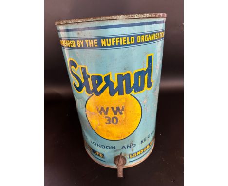 A Sternol five gallon drum in very good bright condition.