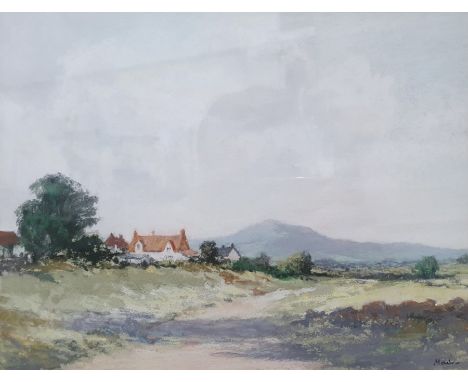 E V Jackson (19th century school)WatercolourCoastal Scene, signed lower right and dated 188418 x 21cm K J Messer (20th centur