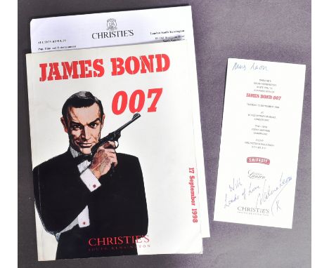 James Bond 007 - Valerie Leon's personally owned and used auction catalogue from a Christie's sale held on 17th September 199