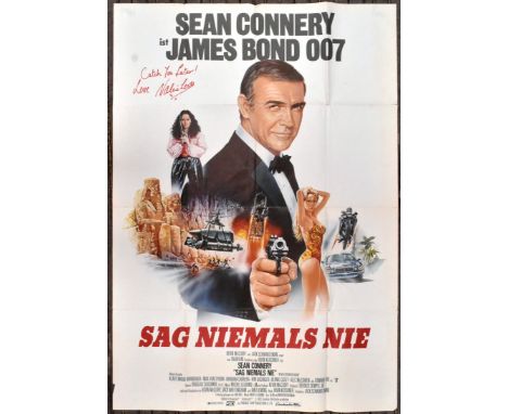 James Bond ' Never Say Never Again ' (1983 James Bond film starring Sean Connery) - original German / Swiss one sheet cinema 