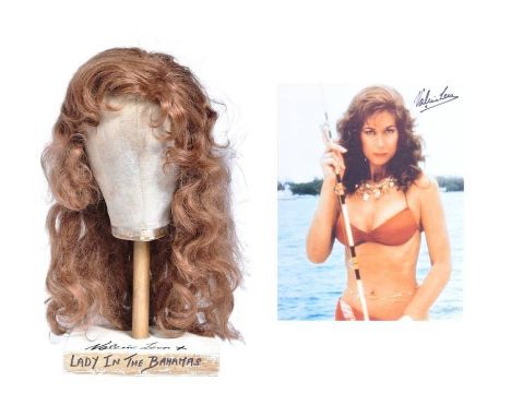 Never Say Never Again (1983 James Bond 007 movie starring Sean Connery) - Valerie's screen used wig from the movie, worn duri