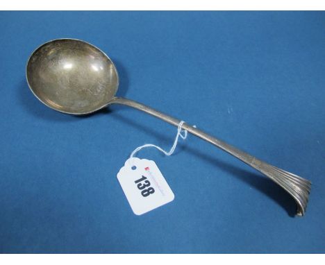 A Hallmarked Silver Ladle, TB&S, Sheffield 1913, 26.5cms long, 150grams. 