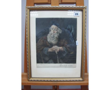 AFTER EDWARD BOUVERIE HOYTON (1900-1988) The Scotch Shepherd, coloured engraving, titled and signed in pencil in the margin, 