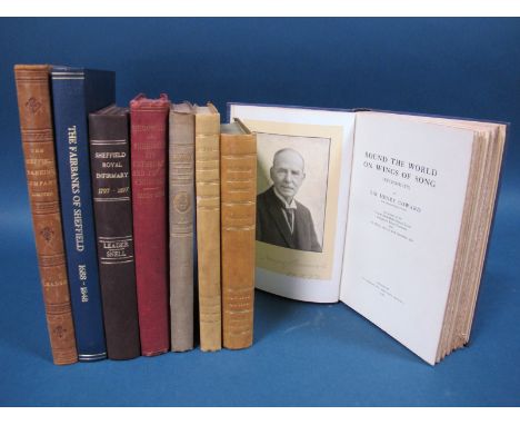 Sparling ]R.A.]: History of the Sheffield Battalion, n.d. circa 1920, gilt cloth; Coward [Sir Henry] : Round the World on Win