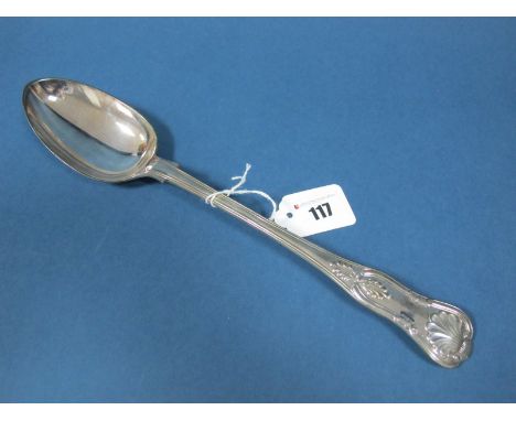 A Provincial Hallmarked Silver Kings Pattern Basting Spoon, J.P.G, Exeter 1870, 185grams. 