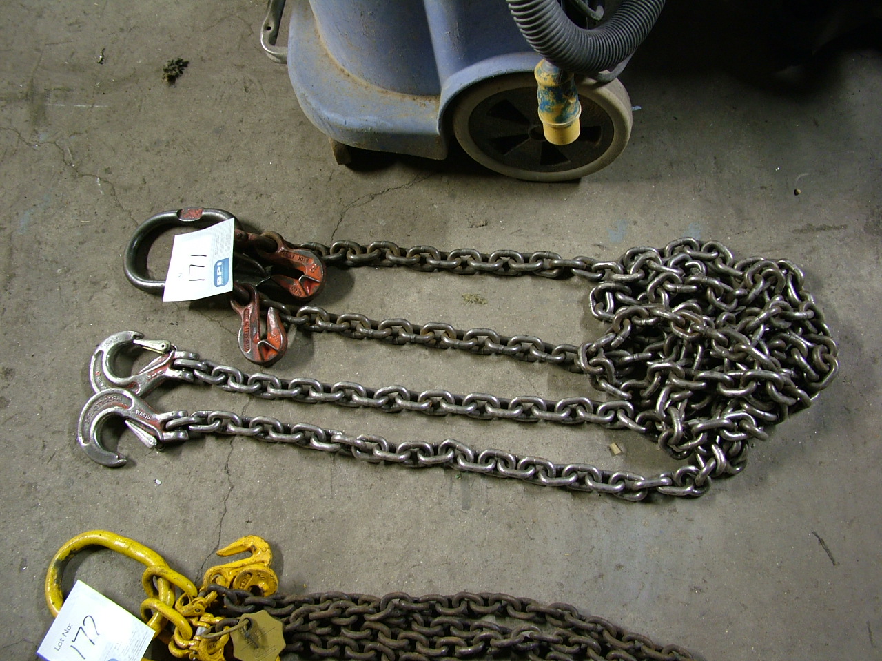 Kuplex 2 leg chain sling with shortening clutches 4.2 tonne 3.9m BB
