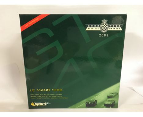 A Boxed Scalextric Good Wood Festival Of Speed Triple Set.