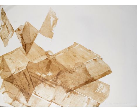 •AR Mark Lancaster (born 1938), Abstract composition, lithograph, signed, dated 71 and numbered 34/40 in pencil to lower righ