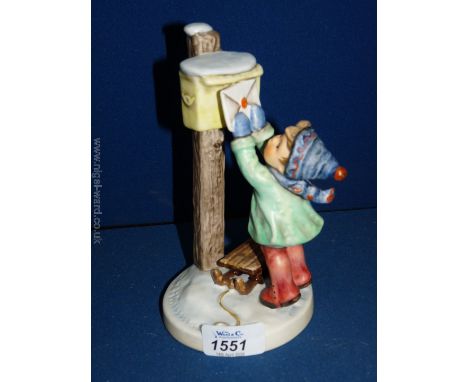 A Hummel figure - 'Letter to Santa Claus'