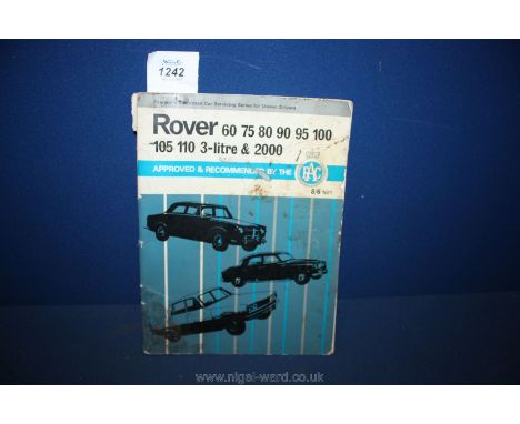 A Rover Manual by V.H. Watson    