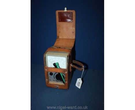 A leather cased Post Office circuit tester