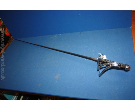 A Cavalier Sword marked indistinctly Provet on button, 41" long