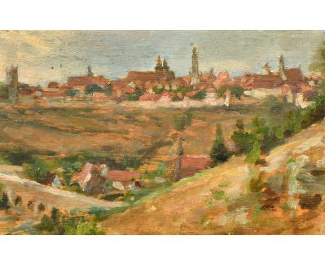 Hugh de Twenebrokes Glazebrook (1870-1935) British, a collection of seven oil on panel Italian views, some inscribed, the lar