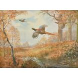 A group of three prints by J.C. Harrison, 'Autumn Glory, Pheasants', and ' A good drive, Grouse',