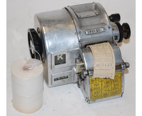 A mid 20th century cased London Transport conductor's ticket machine