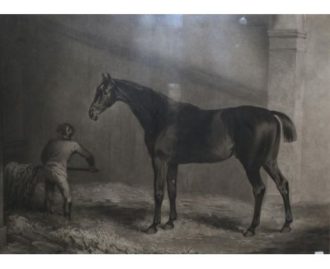 Sawrey Gilpin (British, 1733-1807)  ''Sir Peter Teazle, the Property of Lord Derby'' Mezzotint by W Ward, open-letter state, 