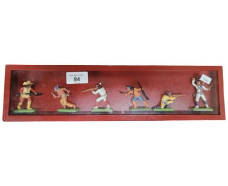 CASED SET OF VINTAGE BRITAINS INDIANS