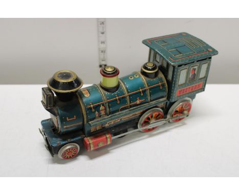 A vintage tin plate train 