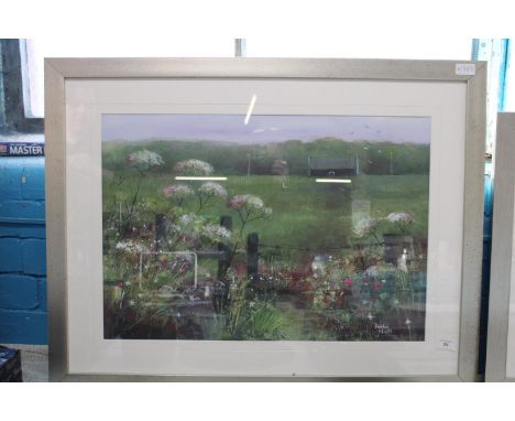 A framed Debbie Neill print, postage unavailable 