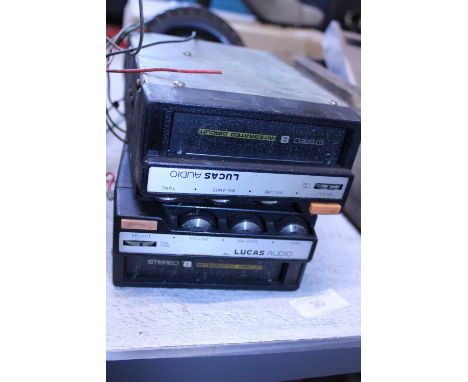 Two vintage 8-track players 
