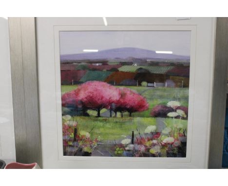 A framed Debbie Neill print, postage unavailable 