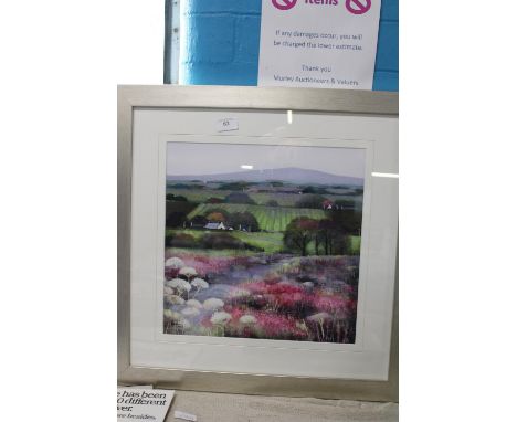 A framed Debbie Neill print, postage unavailable 