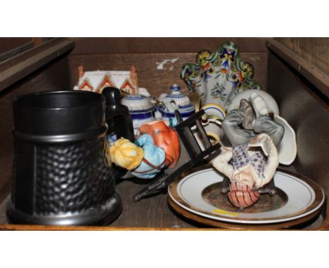 A selection of household ceramic figurines and ornaments