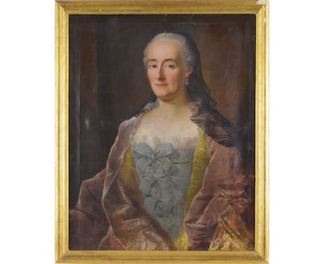 Jakob Emanuel Handmann (1718-1781)	 Portrait de Marie Madeleine de Rovéréa (1712-1767)	 épouse de Jean-Louis Couvreu	 à l'âge