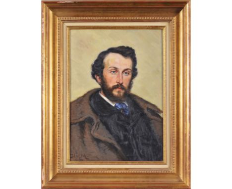 Henri van Muyden (1860-1936)	 Portrait de Daniel Baud-Bovy	 huile sur toile	 monogrammée et datée (19)06	 41x29 cm