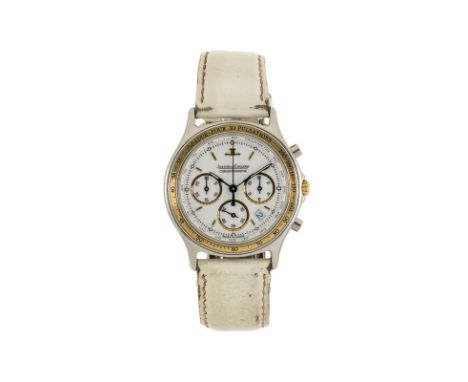 Jaeger-LeCoultre	 Odysseus	 montre chronographe pulsomètre en acier et or&nbsp	Signée Jaeger-LeCoutre	 réf. 115.5.31	 n°16727